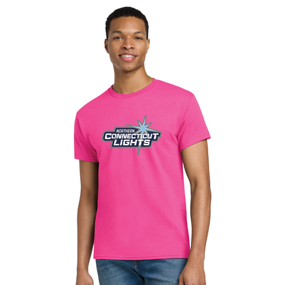 Northern Lights Hockey: Cotton T-Shirt with Logo Youth & Adult Sizes