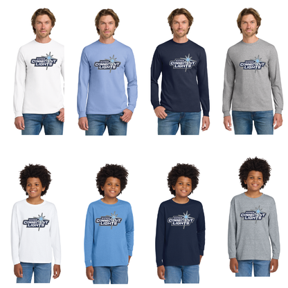 Northern Lights Hockey: Youth & Adult Longsleeve Cotton Tee G2400