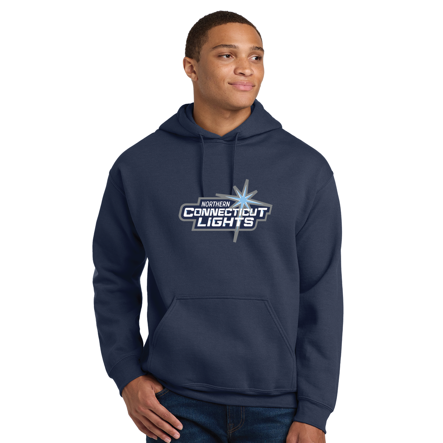 Northern Lights Hockey: Youth & Adult Hooded Sweatshirt 18500