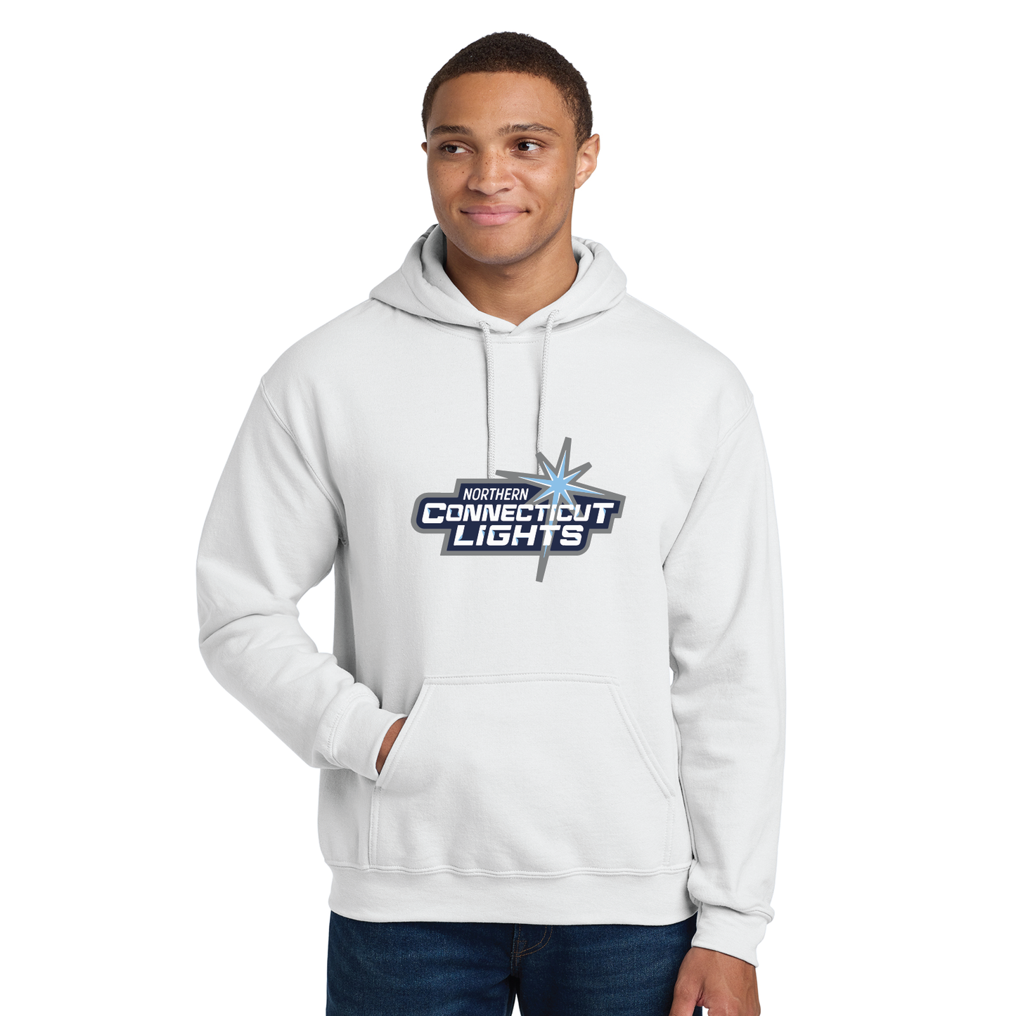 Northern Lights Hockey: Youth & Adult Hooded Sweatshirt 18500