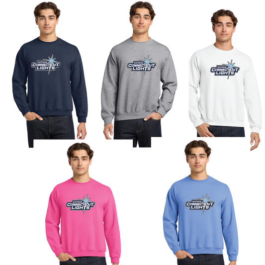 Northern Lights Hockey: Youth & Adult Crewneck Sweatshirt 18000