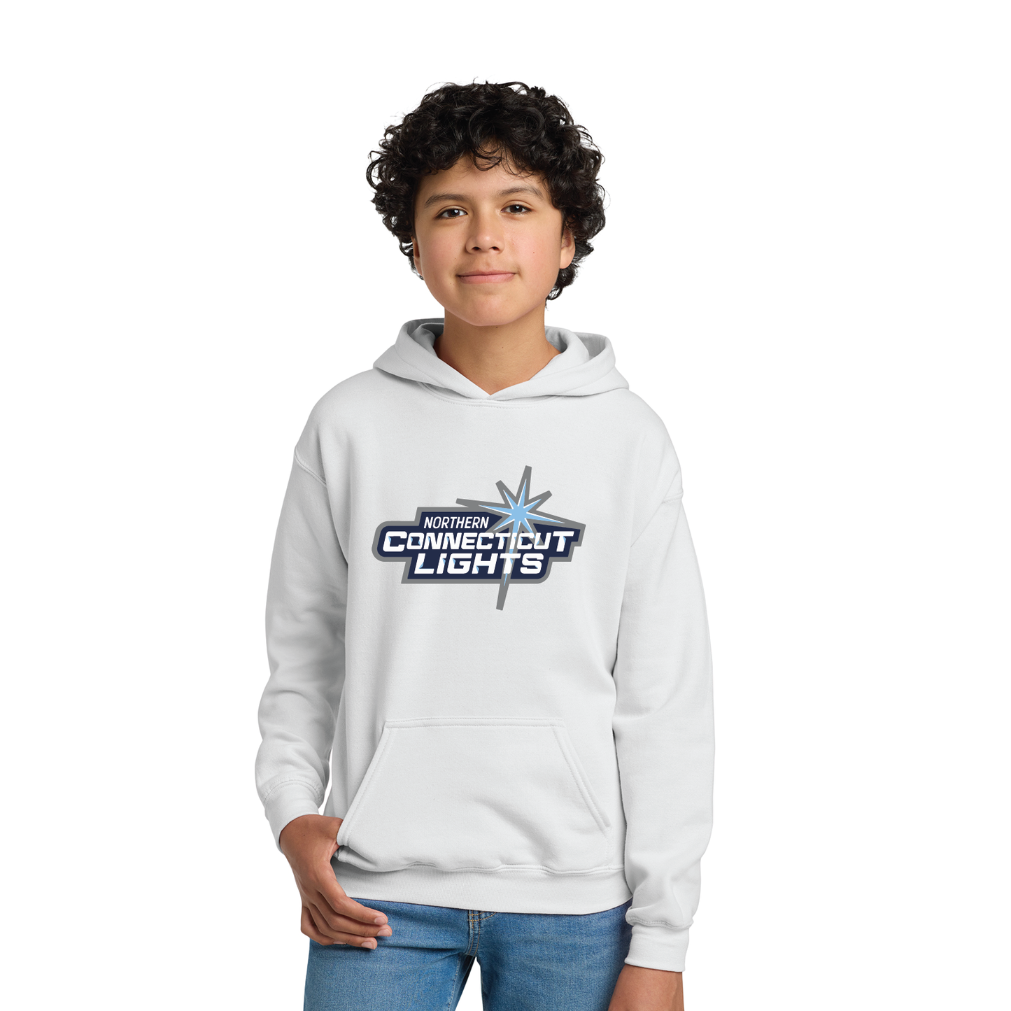 Northern Lights Hockey: Youth & Adult Hooded Sweatshirt 18500
