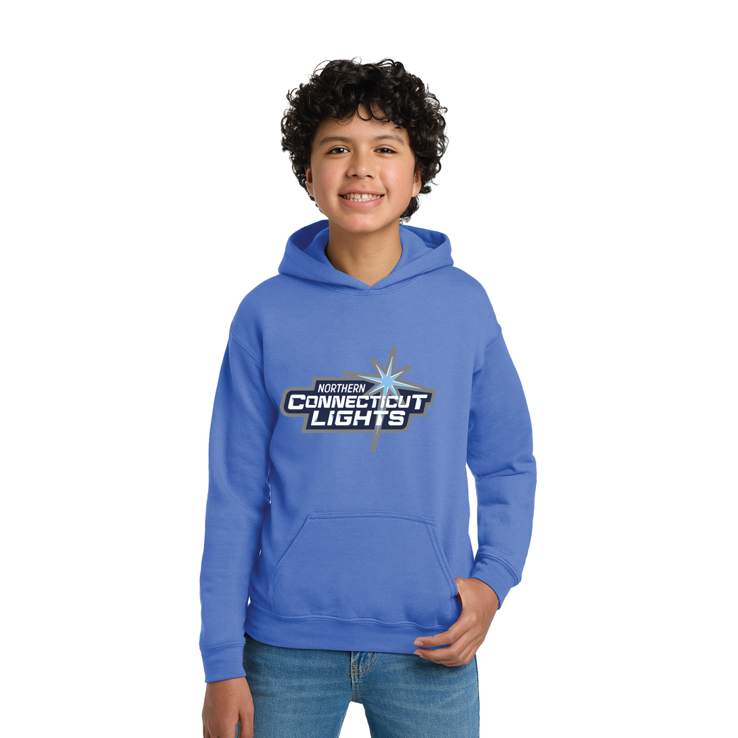 Northern Lights Hockey: Youth & Adult Hooded Sweatshirt 18500