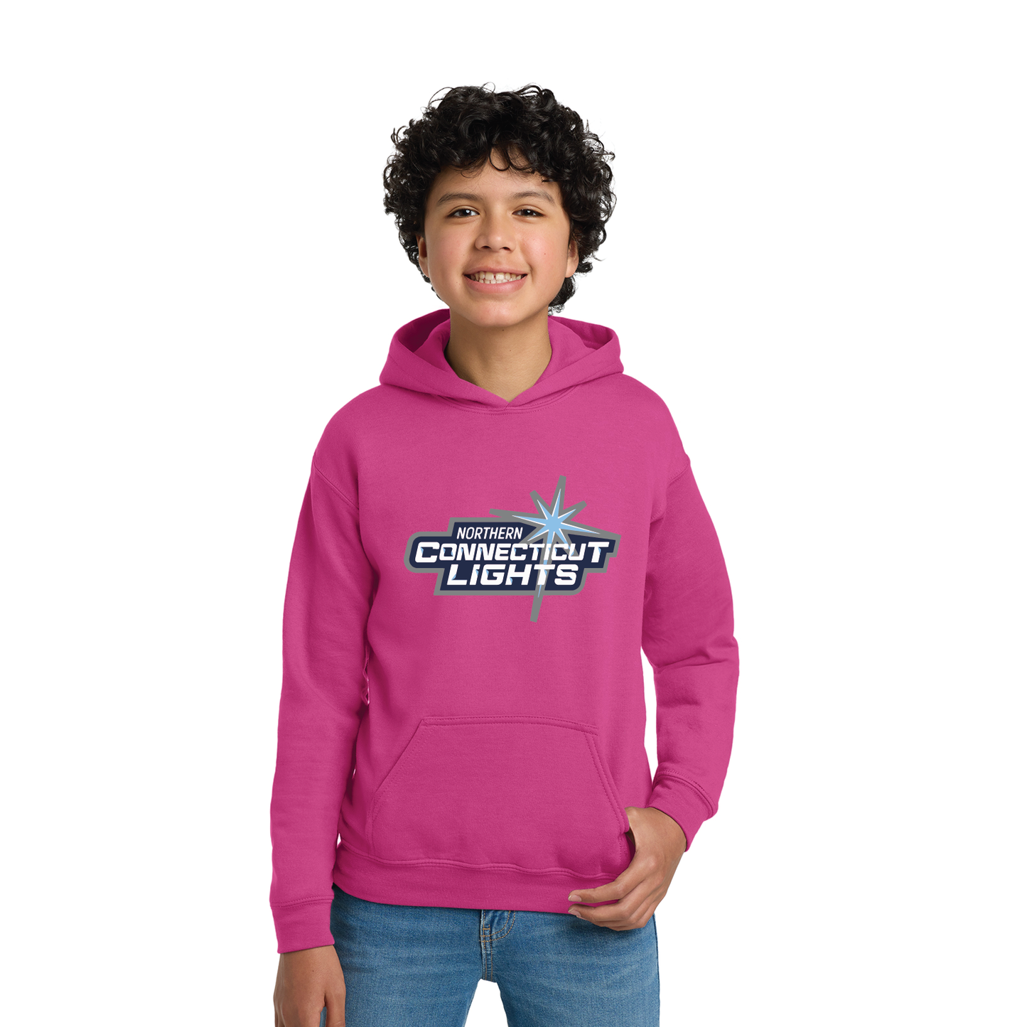 Northern Lights Hockey: Youth & Adult Hooded Sweatshirt 18500