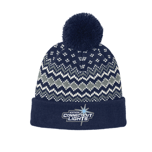 Northern Lights Hockey: Port Authority® Alpine Pom Beanie. C991
