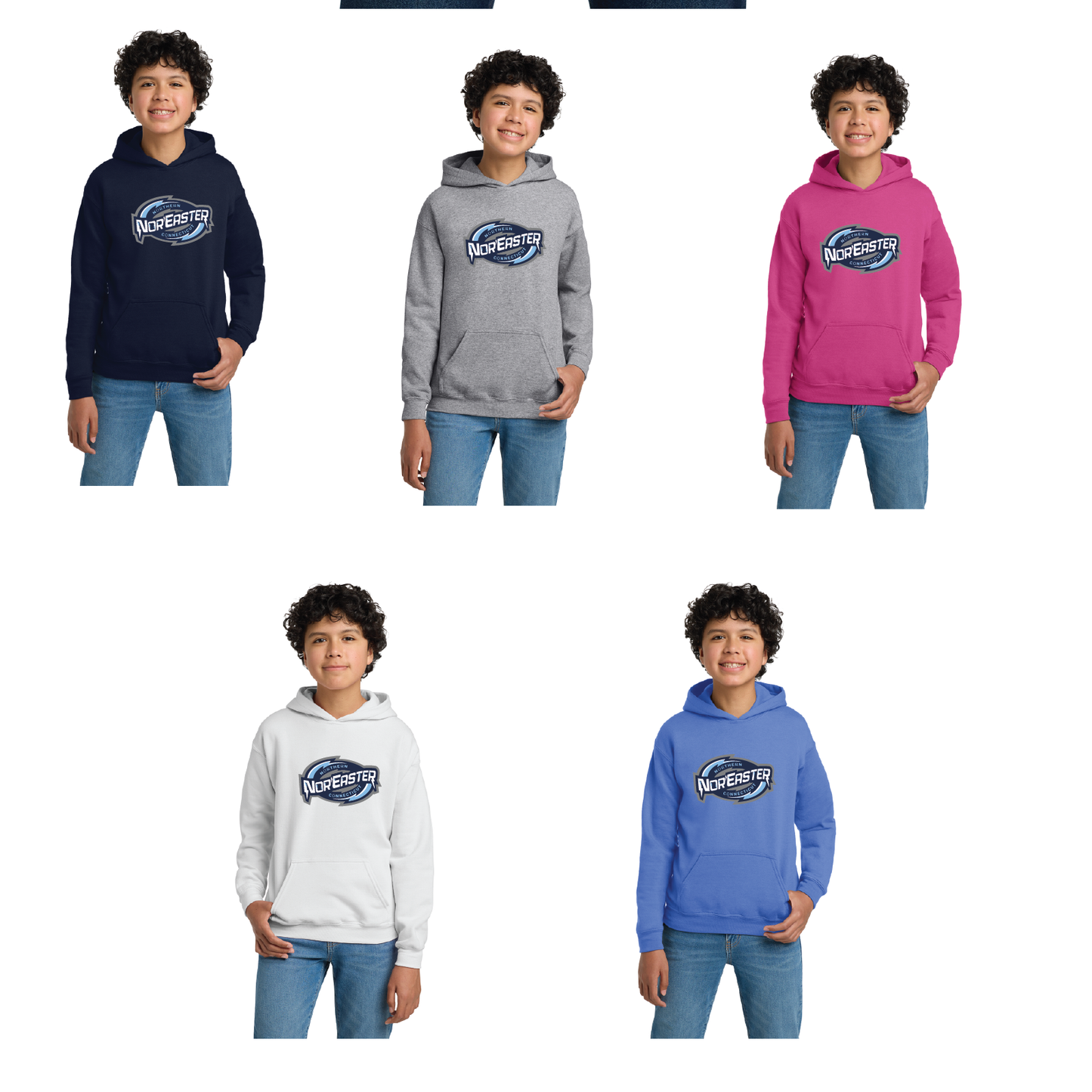Noreaster Hockey: Youth & Adult Hooded Sweatshirt 18500