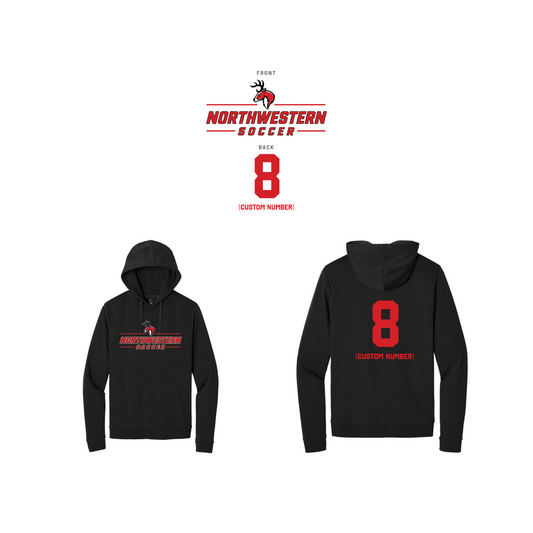 Northwestern Soccer: DT1300 District Perfect Tri Fleece Pullover Hoodie