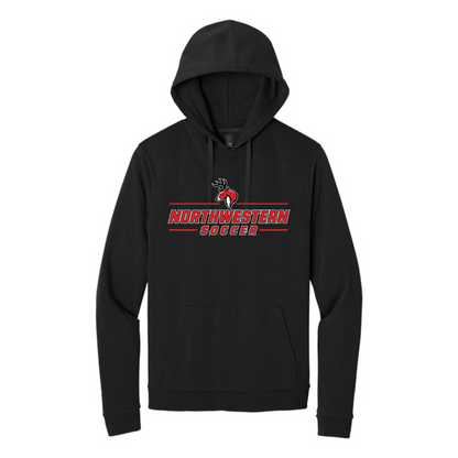 Northwestern Soccer: DT1300 District Perfect Tri Fleece Pullover Hoodie