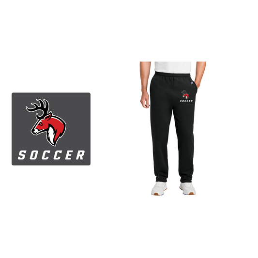 Northwestern Soccer: P800 Champion Powerblend Open Bottom Sweatpant