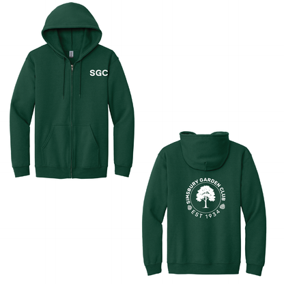 Simsbury Garden Club: Gildan Full Zip Hoody
