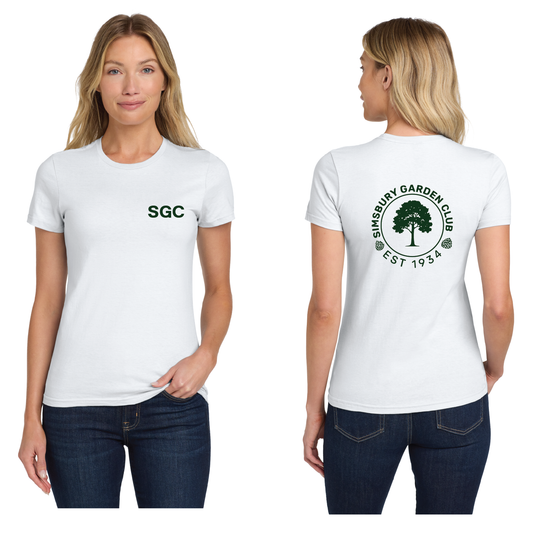 Simsbury Garden Club: Women's Softstyle Cotton T Shirt