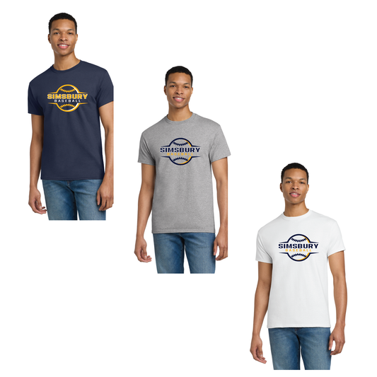 SHS Baseballl: Cotton T Shirt Full Front Logo #1