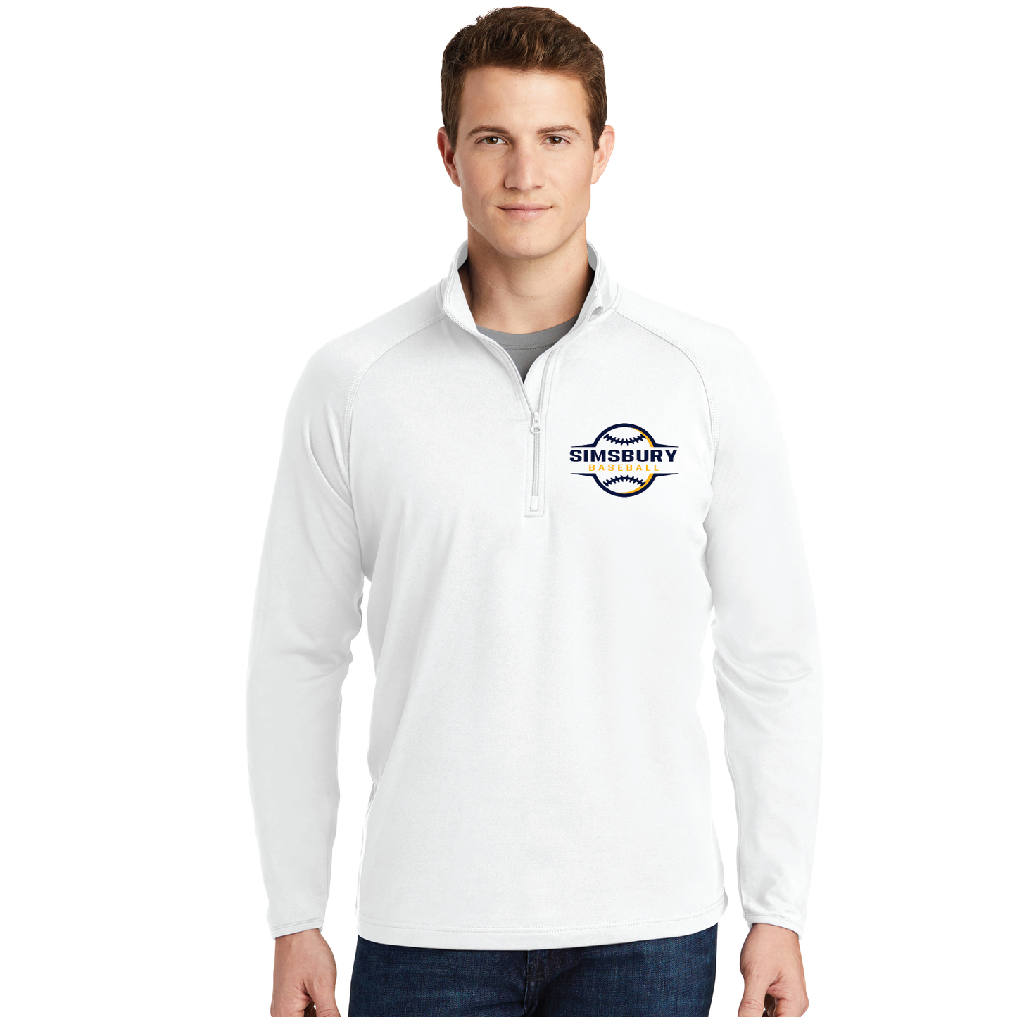 SHS Baseball: Men's Sport Tek 1/4 Zip Logo #1