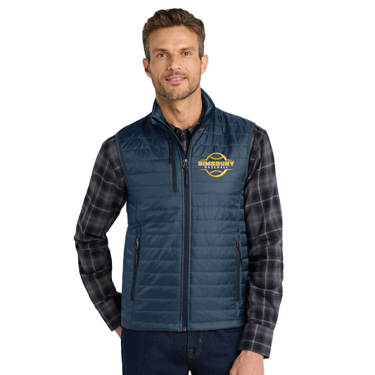 SHS Baseball: Men's Puffy Vest Logo #1