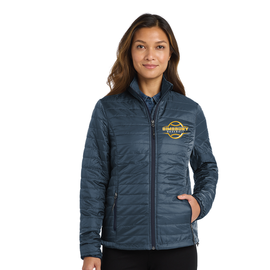 SHS Baseball: Women's Puffy Jacket Logo #1