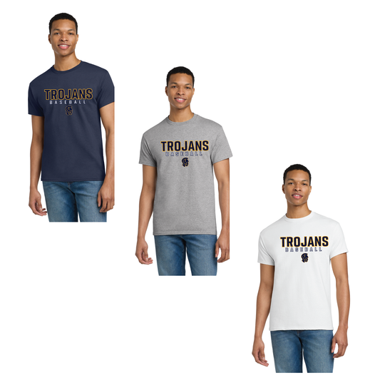 SHS Baseballl: Cotton T Shirt Full Front Logo #2