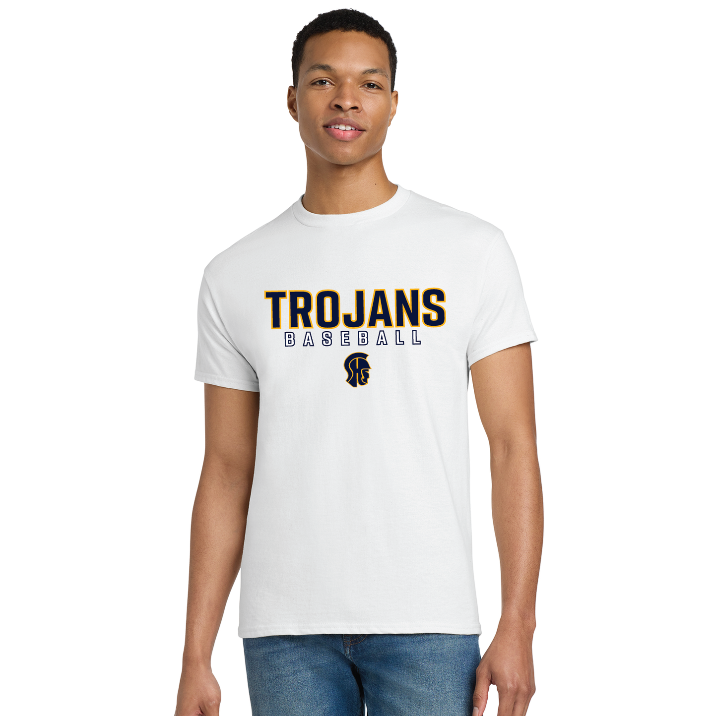 SHS Baseballl: Cotton T Shirt Full Front Logo #2