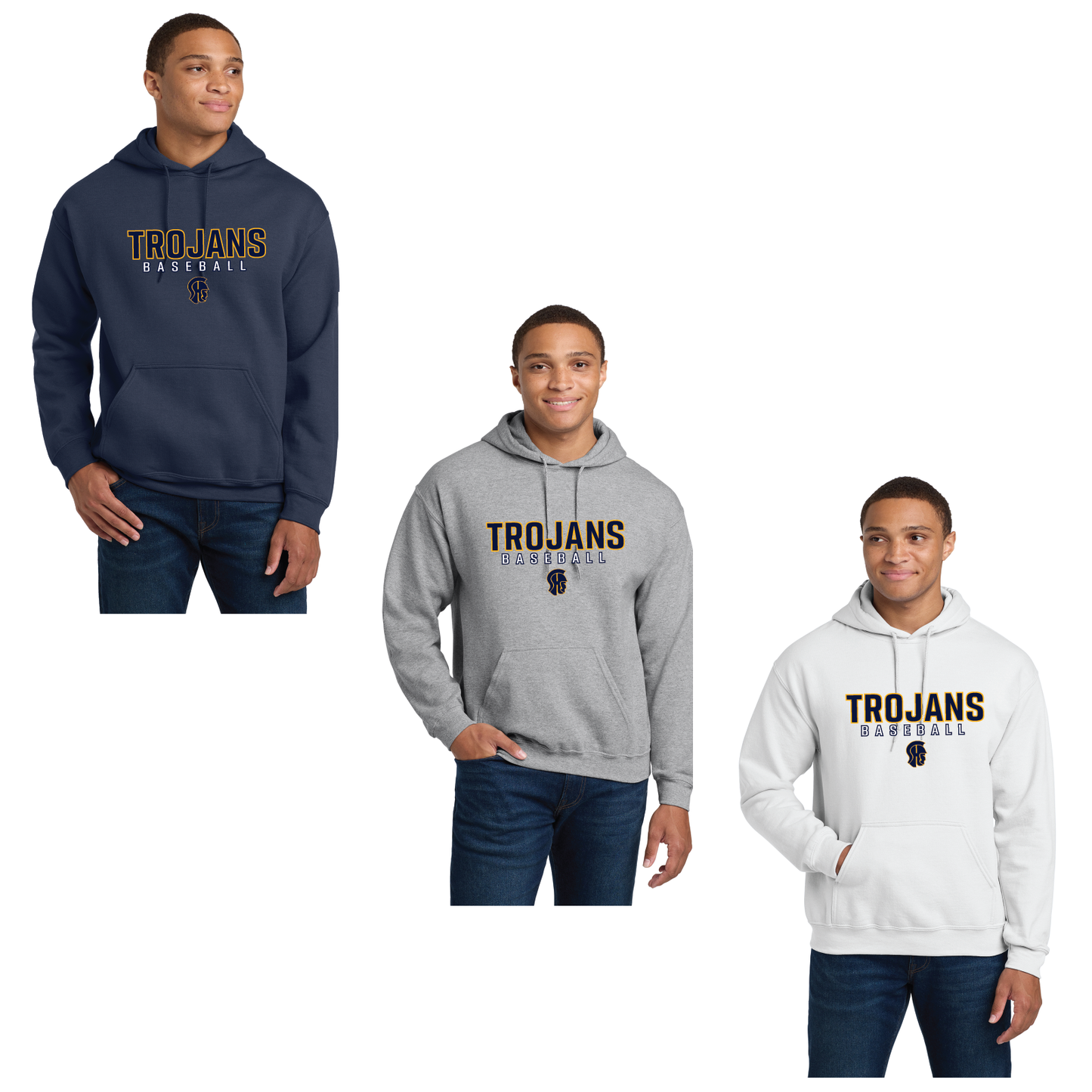 SHS Baseball: Gildan 50/50 Lightweight Hoody Logo #2
