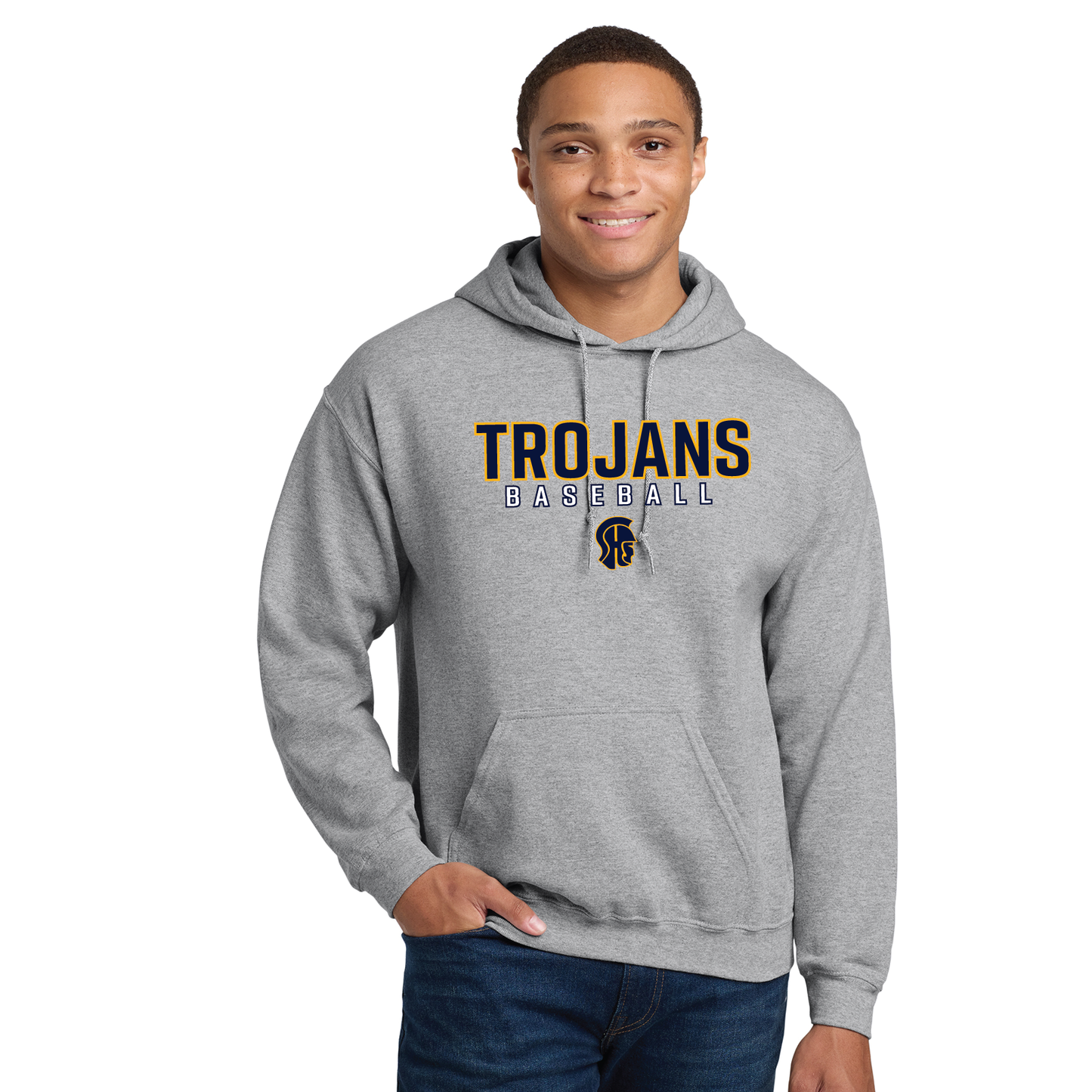 SHS Baseball: Gildan 50/50 Lightweight Hoody Logo #2