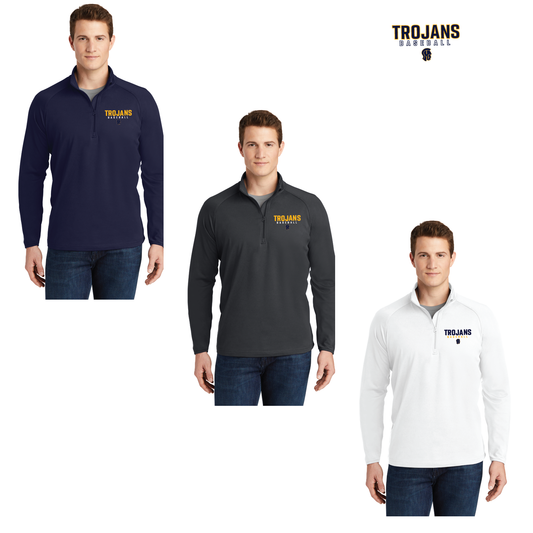 SHS Baseball: Men's Sport Tek 1/4 Zip Logo #2