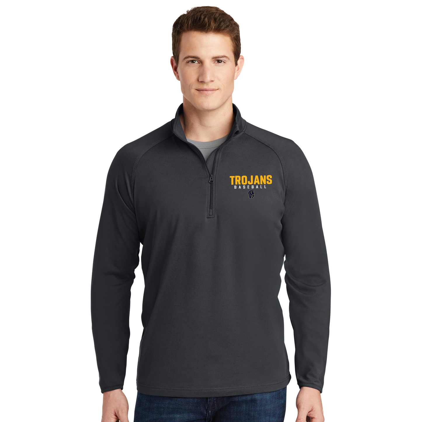SHS Baseball: Men's Sport Tek 1/4 Zip Logo #2