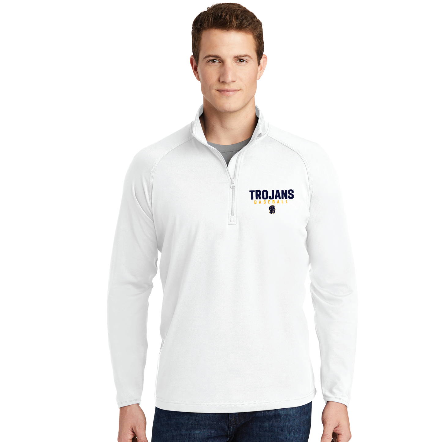 SHS Baseball: Men's Sport Tek 1/4 Zip Logo #2