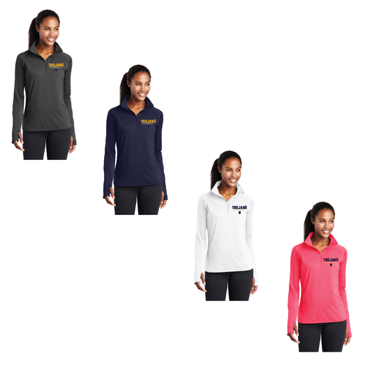 SHS Baseball: Women's Sport Tek 1/4 Zip Logo #2