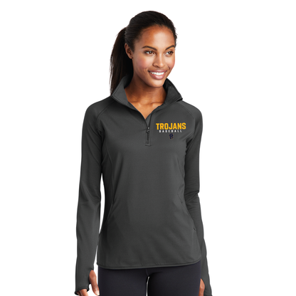 SHS Baseball: Women's Sport Tek 1/4 Zip Logo #2
