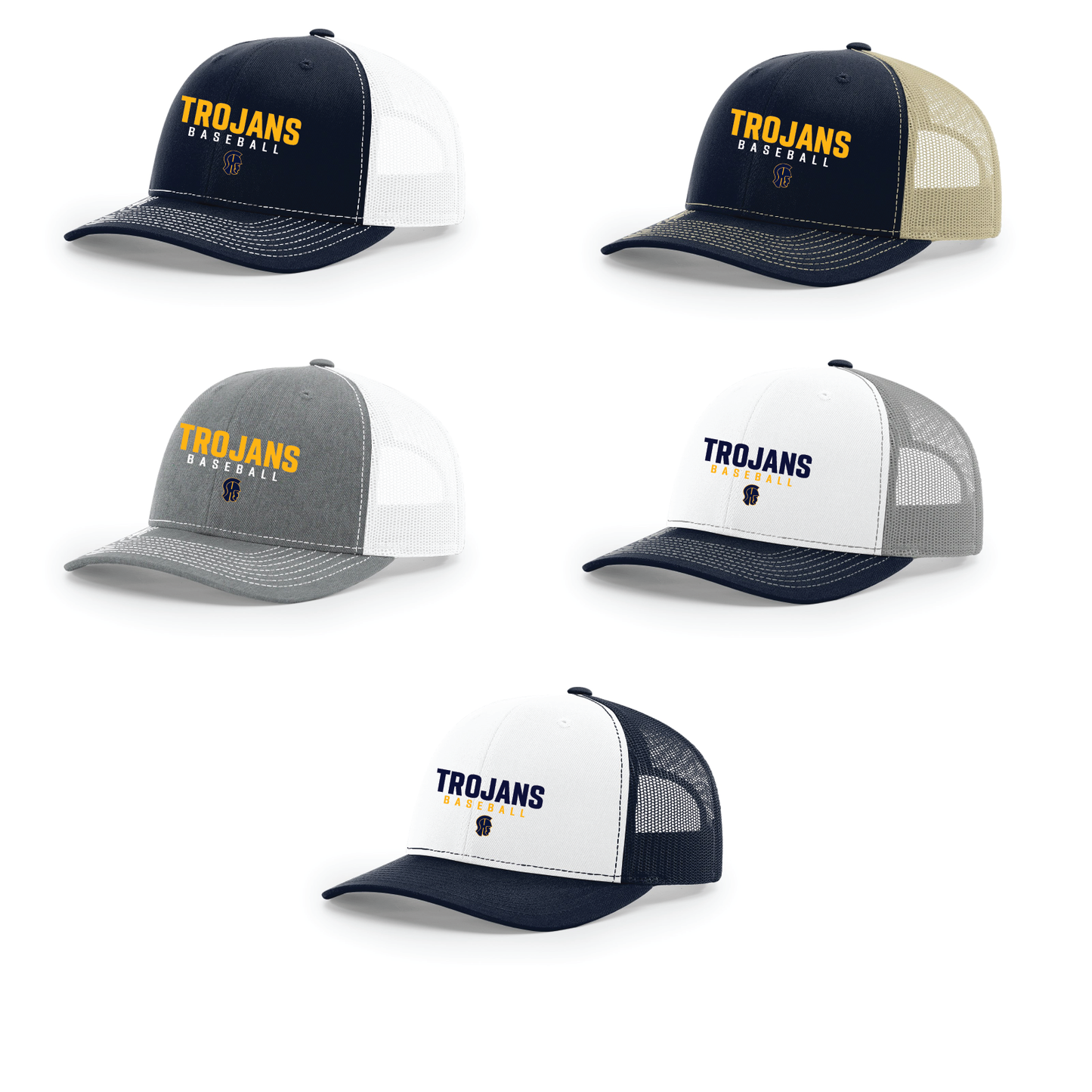 SHS Baseball: 112 Structured Snapback Hat Logo #2
