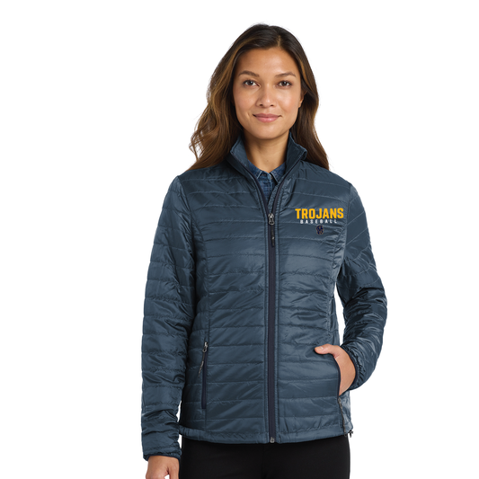 SHS Baseball: Women's Puffy Jacket Logo #2