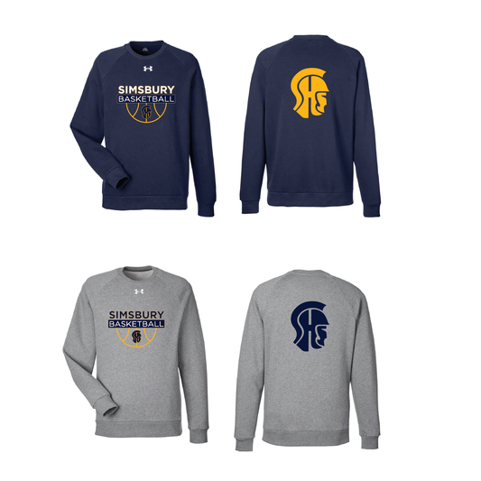 SHS Basketball: 1379755 UA Rival Fleece Crewneck Sweatshirt