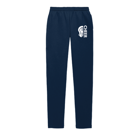 SHS Cheer Bella+Canvas Fleece Sweatpant: Trojan Head Cheer