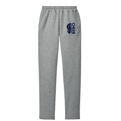 SHS Cheer Bella+Canvas Fleece Sweatpant: Trojan Head Cheer