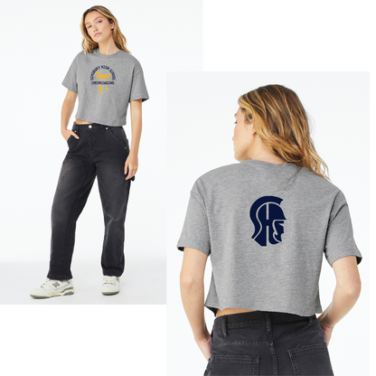 SHS Cheer: Choose your Logo! BELLA+CANVAS® Women’s Jersey Crop Tee. BC6482 Choose