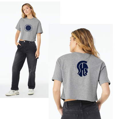 SHS Cheer: Choose your Logo! BELLA+CANVAS® Women’s Jersey Crop Tee. BC6482 Choose