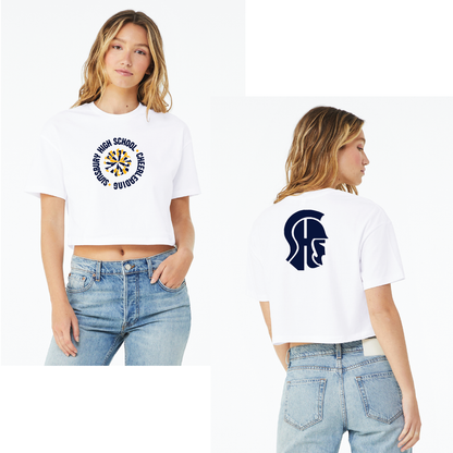 SHS Cheer: Choose your Logo! BELLA+CANVAS® Women’s Jersey Crop Tee. BC6482 Choose