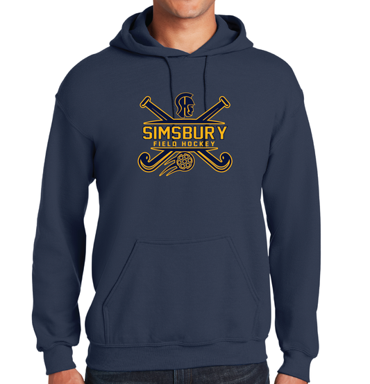 Hooded Sweatshirt Gildan 50/50:  SHS Field Hockey Front Logo