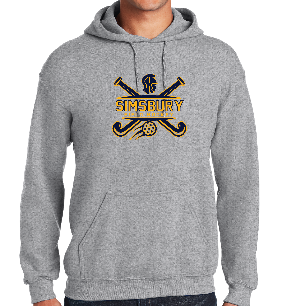 Hooded Sweatshirt Gildan 50/50:  SHS Field Hockey Front Logo