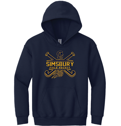 Hooded Sweatshirt Gildan 50/50:  SHS Field Hockey Front Logo