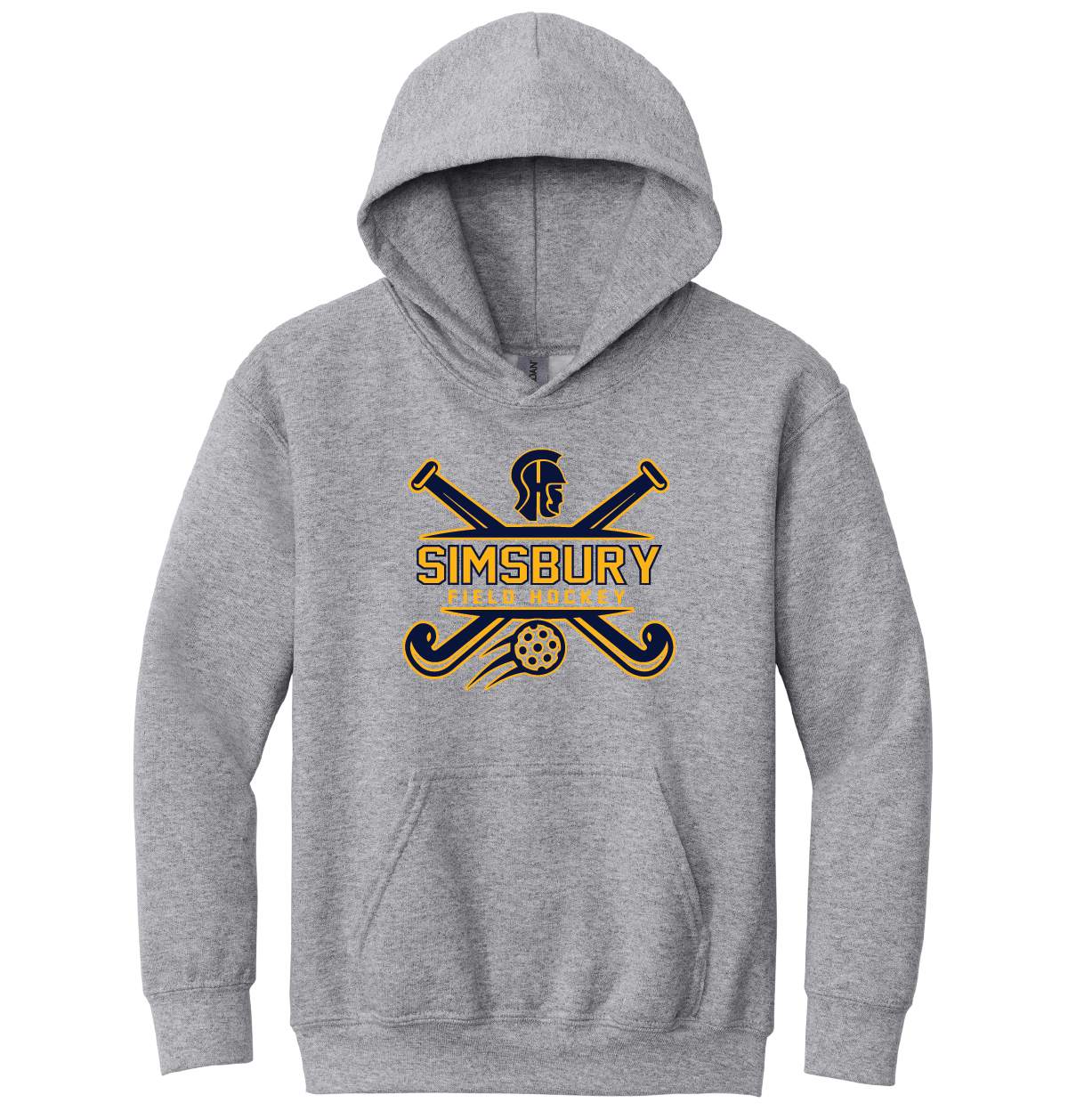 Hooded Sweatshirt Gildan 50/50:  SHS Field Hockey Front Logo