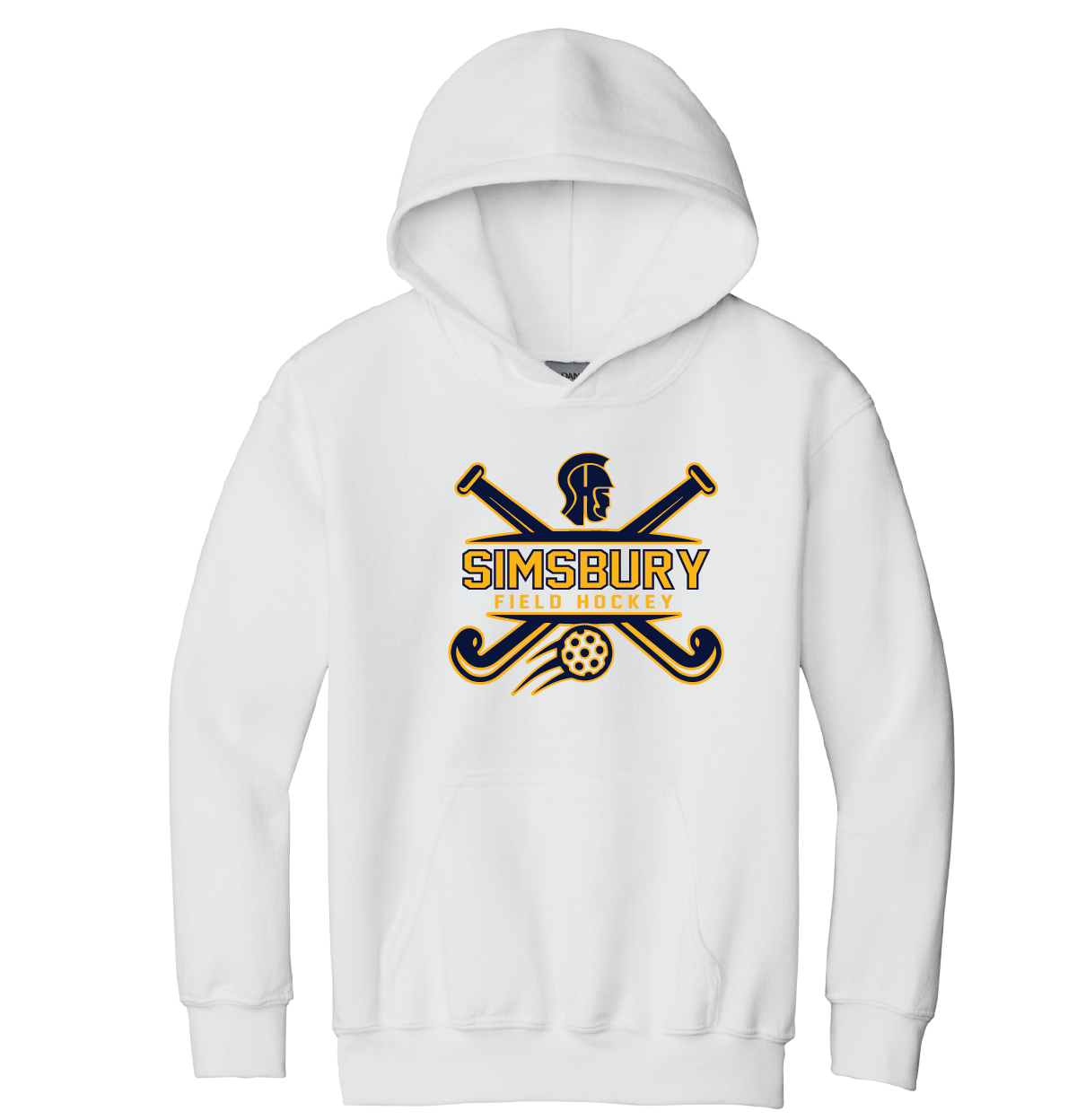 Hooded Sweatshirt Gildan 50/50:  SHS Field Hockey Front Logo