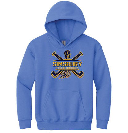 Hooded Sweatshirt Gildan 50/50:  SHS Field Hockey Front Logo