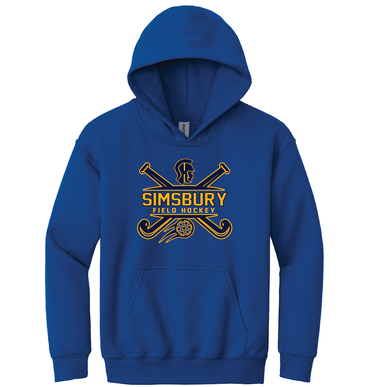 Hooded Sweatshirt Gildan 50/50:  SHS Field Hockey Front Logo