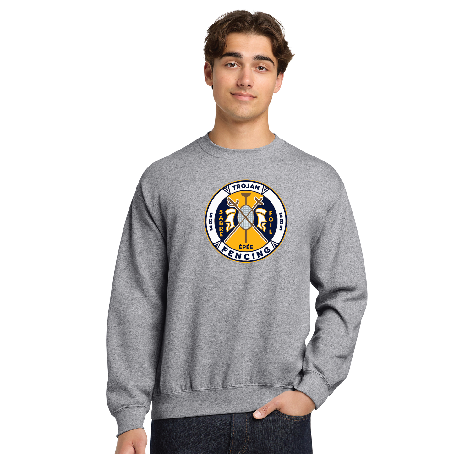 SHS Fencing: Youth & Adult Crewneck Sweatshirt 18000