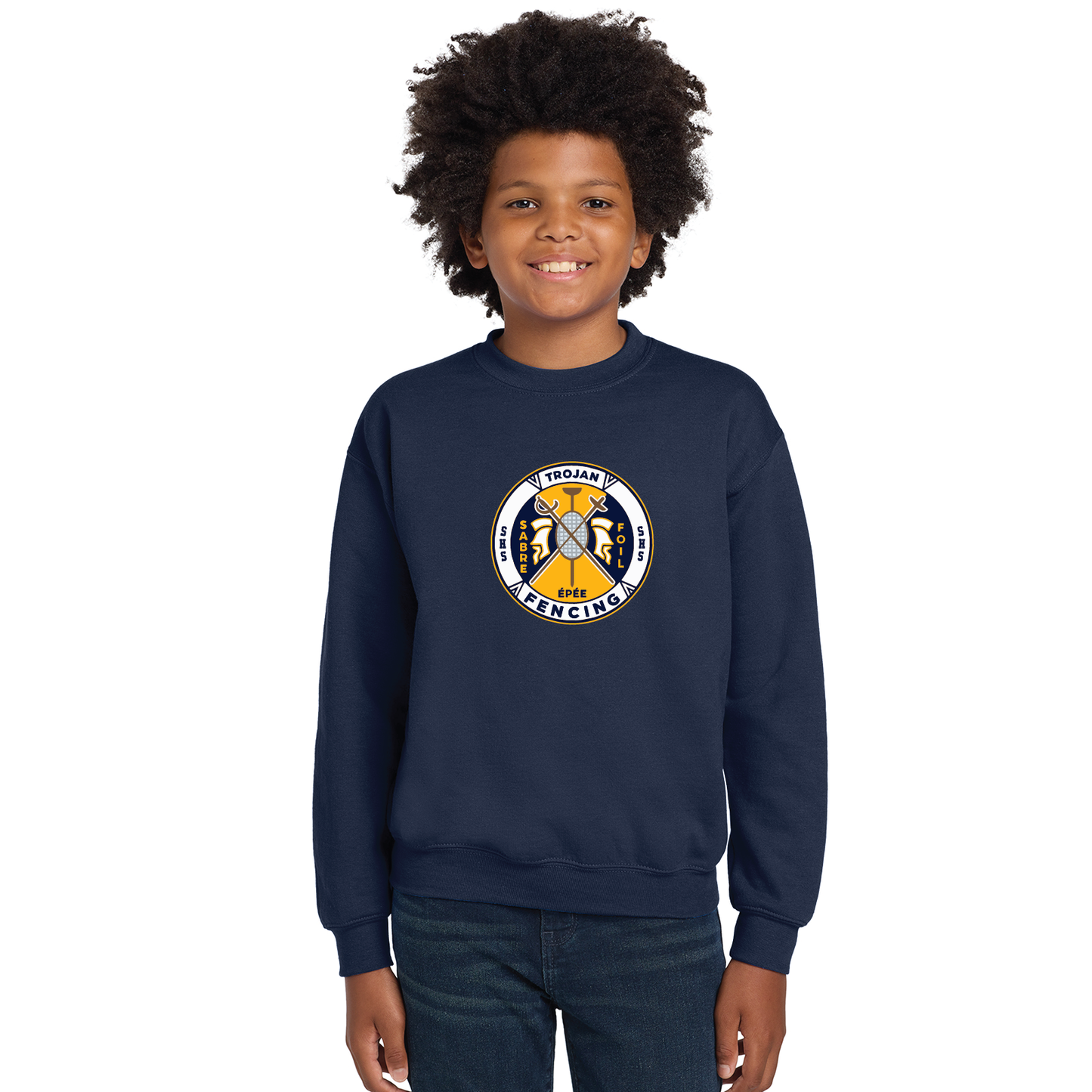 SHS Fencing: Youth & Adult Crewneck Sweatshirt 18000