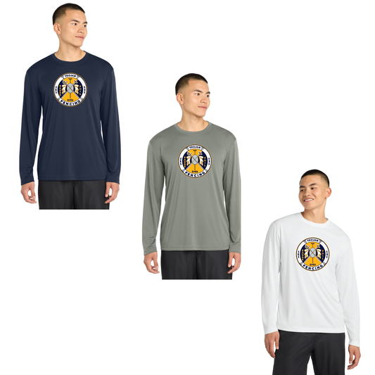 SHS Fencing: Performance Long Sleeve T Shirt Adult ST350LS