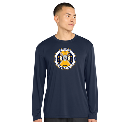 SHS Fencing: Performance Long Sleeve T Shirt Adult ST350LS
