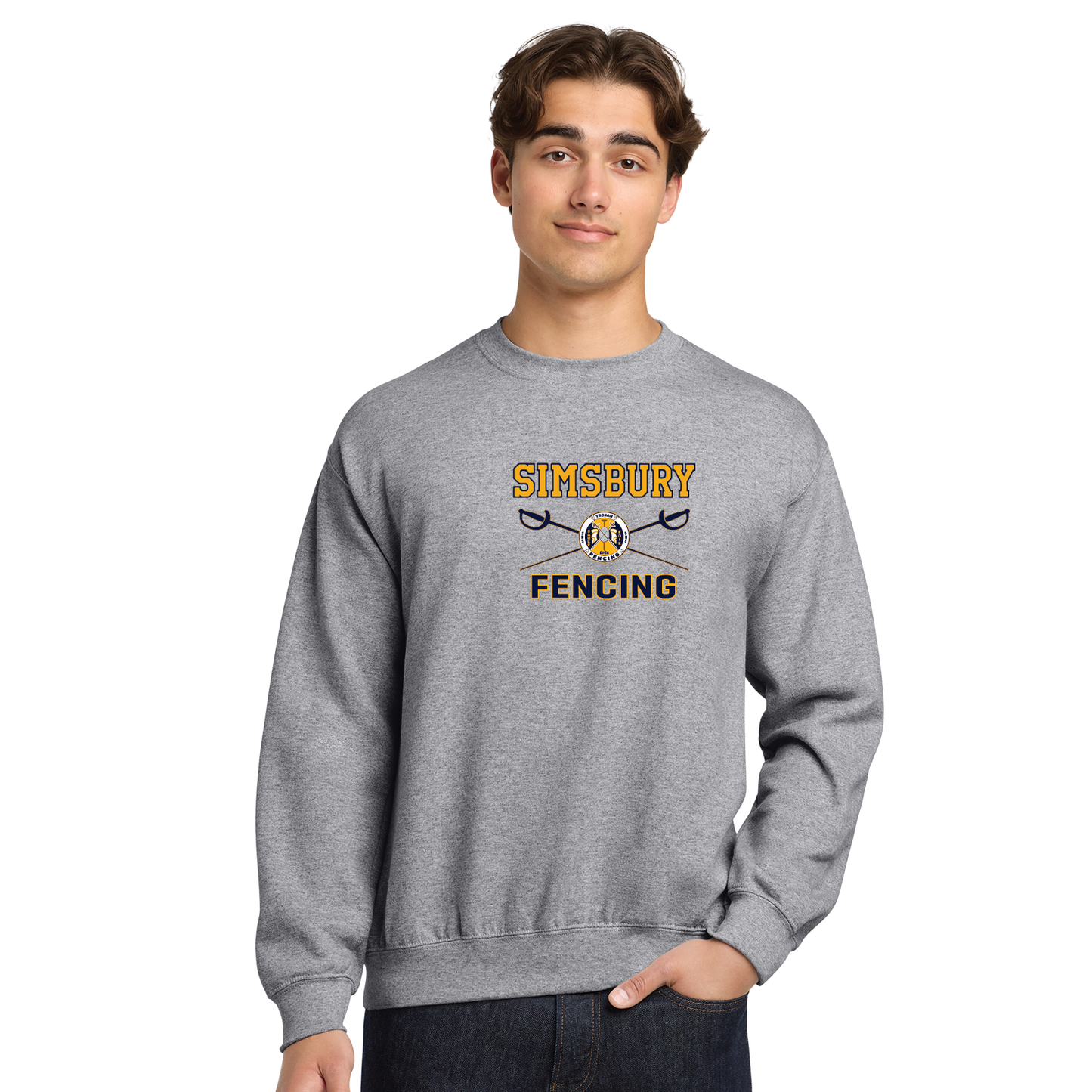 SHS Fencing: Youth & Adult Crewneck Sweatshirt 18000