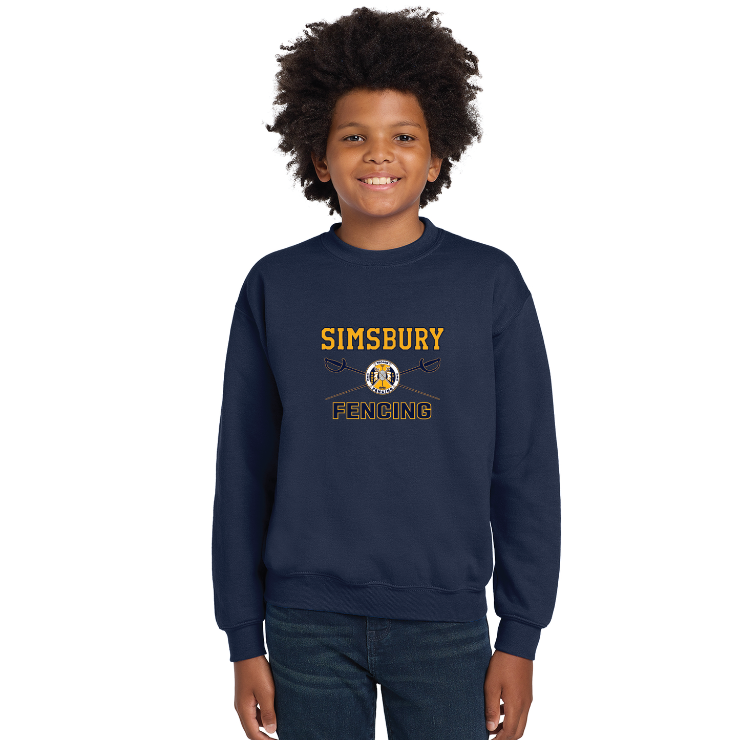SHS Fencing: Youth & Adult Crewneck Sweatshirt 18000
