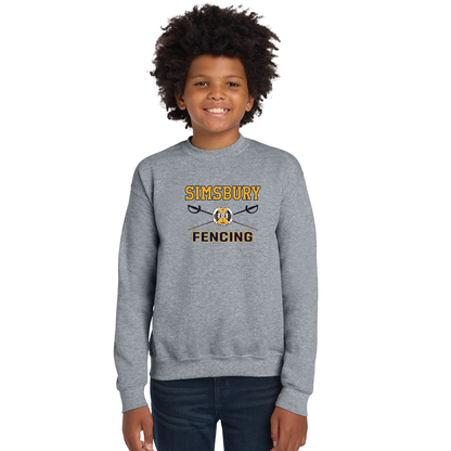 SHS Fencing: Youth & Adult Crewneck Sweatshirt 18000
